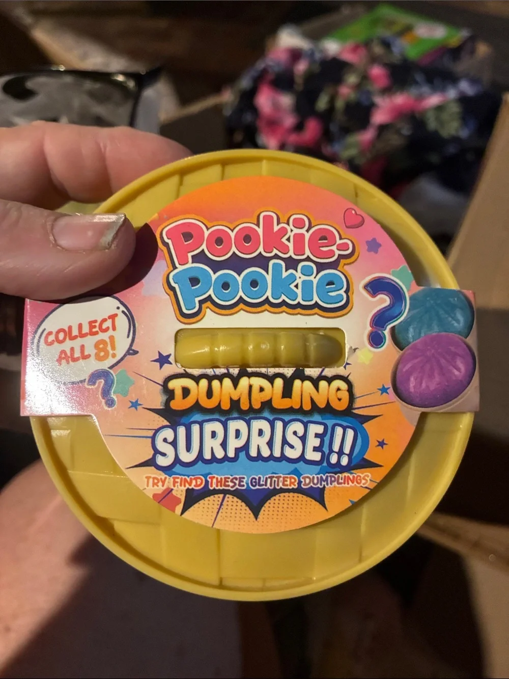 Pookie Pookie Dumpling Surprise Toy + Yellow Pikachu Keychain